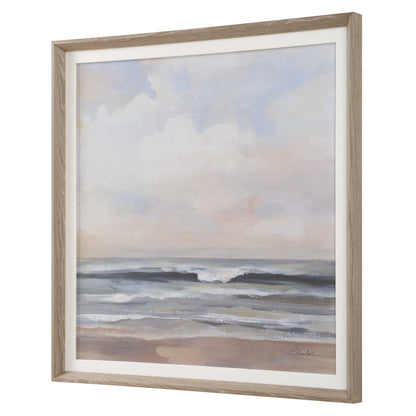 Haze - Framed Print - Light Gray