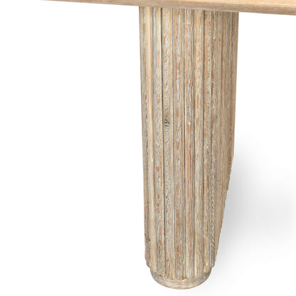 Vander - Oak Wood 84" Dining Table
