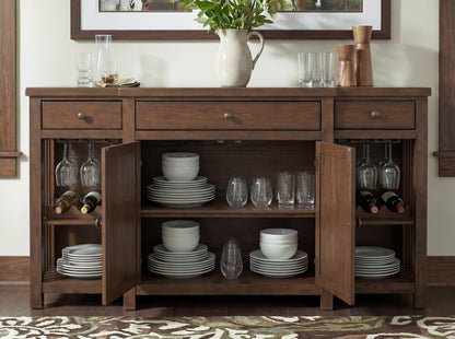 Langley - Credenza - Fawn / Linen