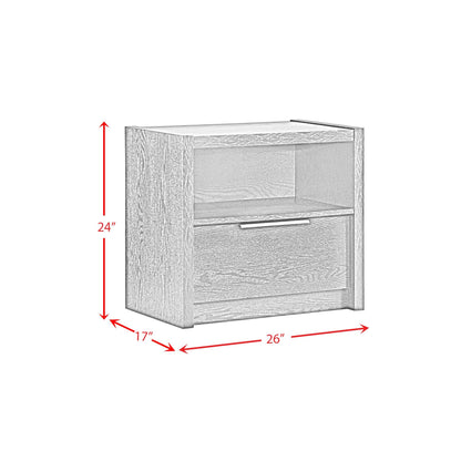 South Bend - Nightstand With USB - Black