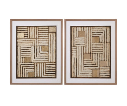 Purlin II Framed Print - Brown