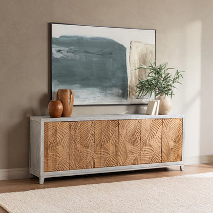 Ambrose - 6 Door Cabinet - Soft Coastal