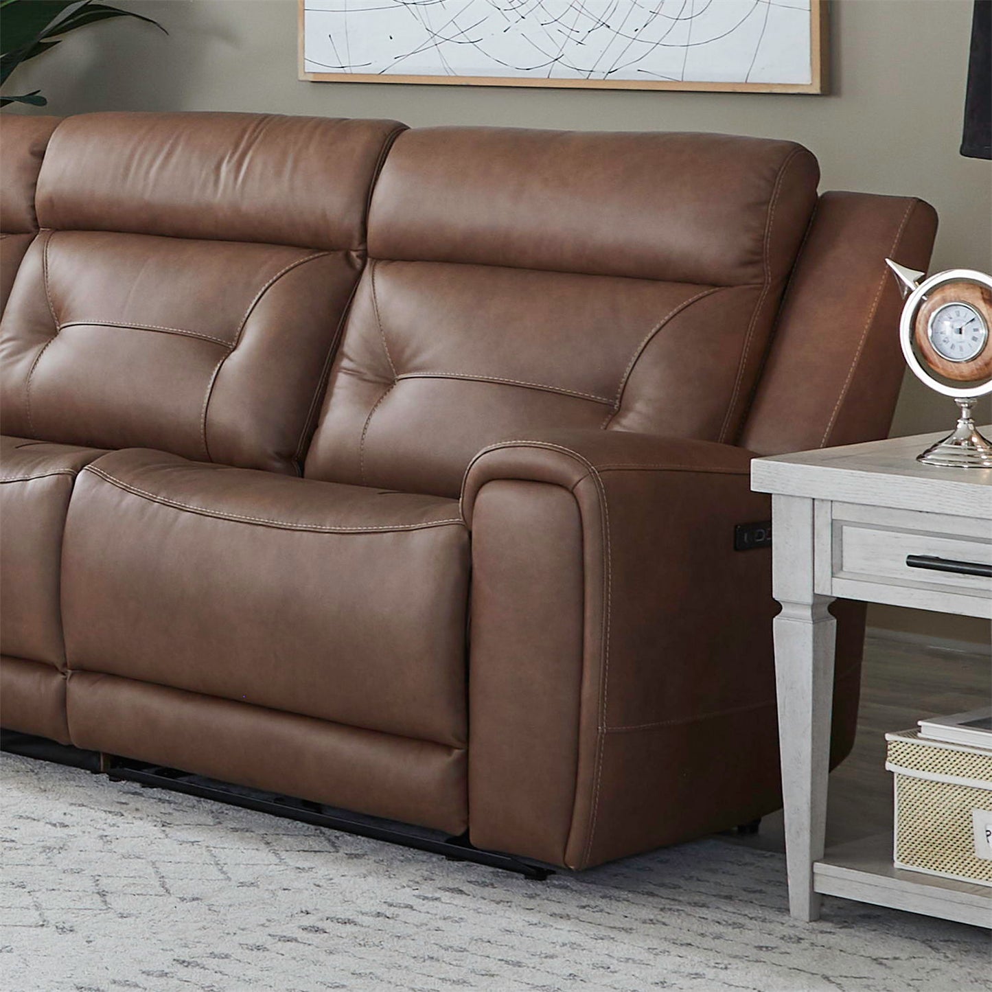 Beckham - R Arm Recliner P2 & ZG - Aline Saddle