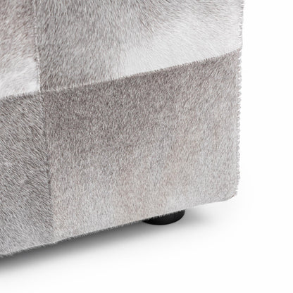 Landyn - Square Ottoman - Sparrow Gray