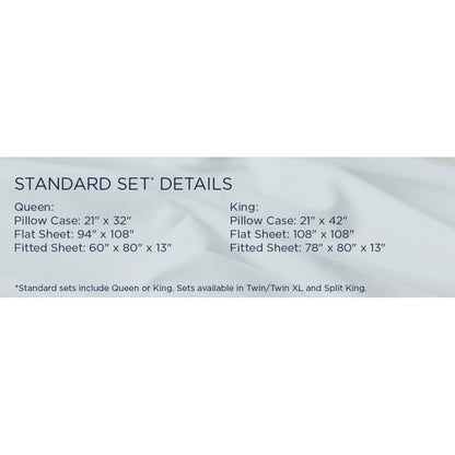 Linens - Tempur Luxe Egyptian Cotton Sheet Set - Sandstone