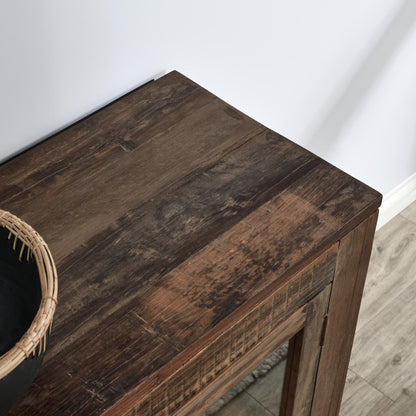 Jett - Wood 4 Door Cabinet - Natural
