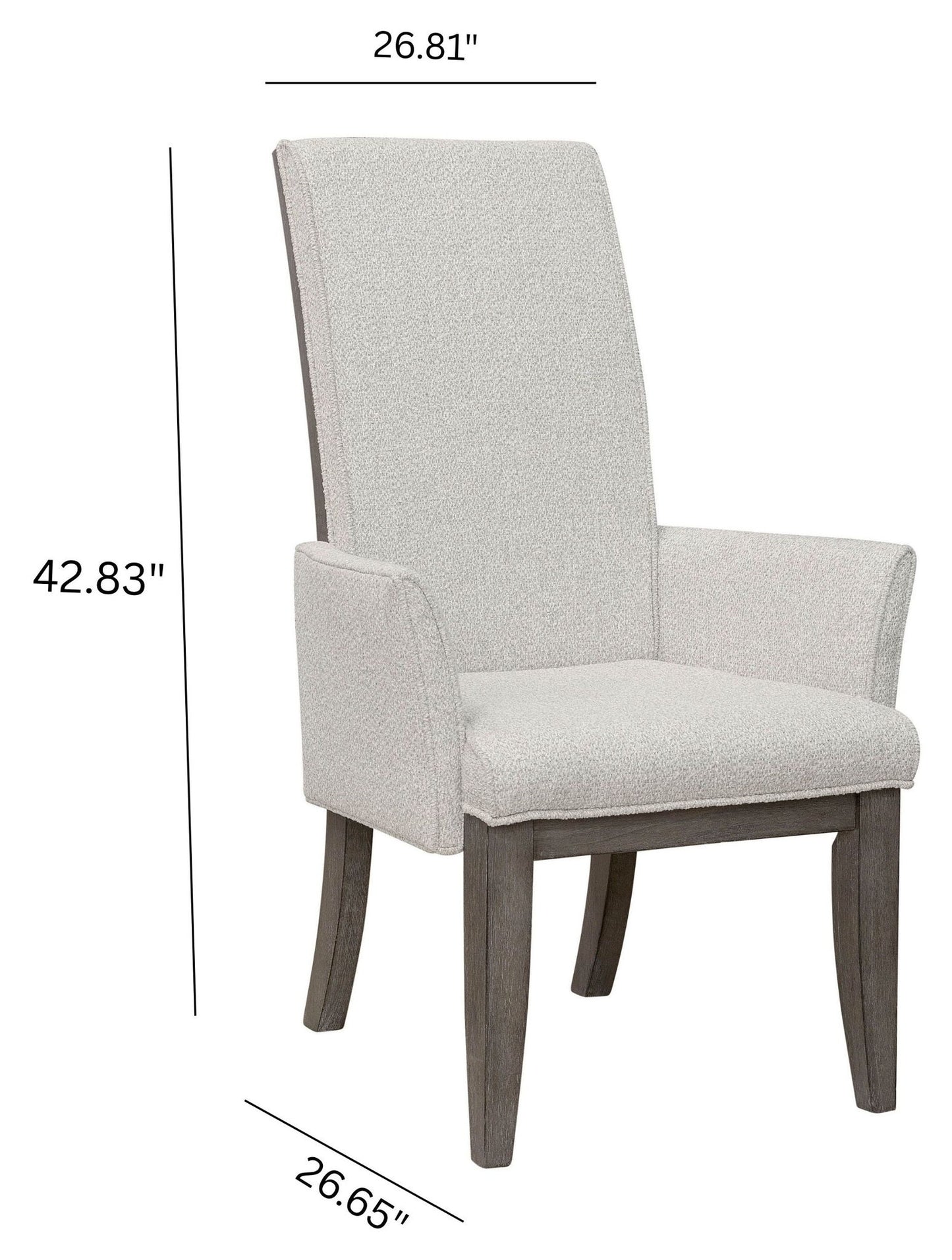 Anderson Park - Upholstered Arm Chair (Set of 2) - Moose Trail / Frontier Brown