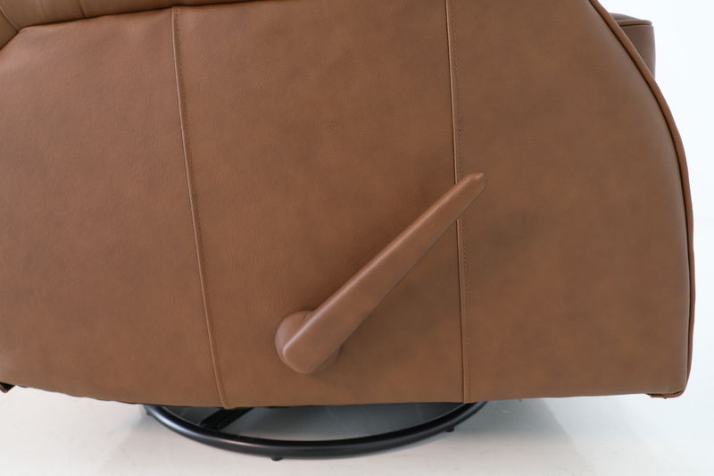 Crews - Swivel Glider Recliner - Saddle