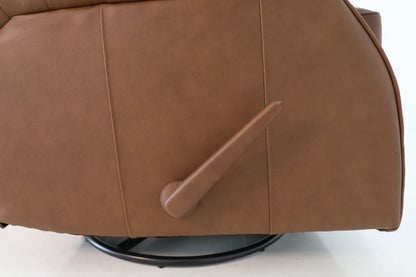 Crews - Swivel Glider Recliner - Saddle