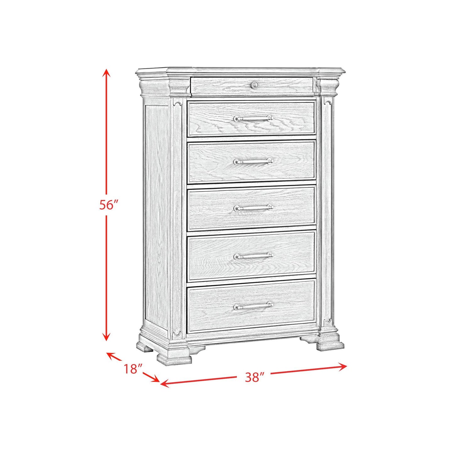 Kings Court - Storage Bedroom Set