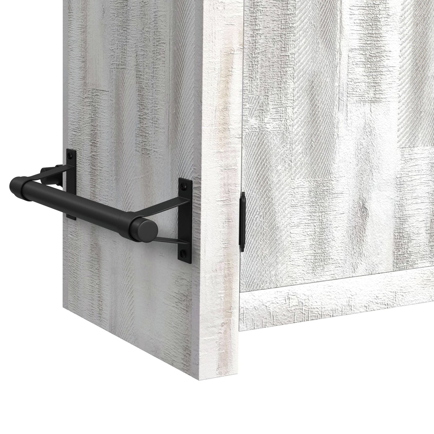 Rogen Rustic - Bar Table With Ice Tray, USB And Power - Rustic White