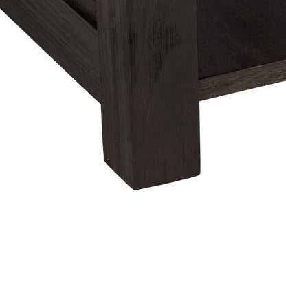 Heatherbrook - Chair Side Table - Charcoal & Ash