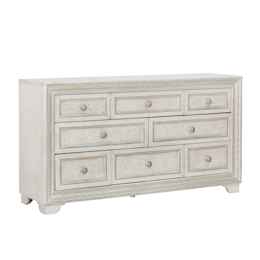 Camila - 8 Drawer Dresser - Creamy White
