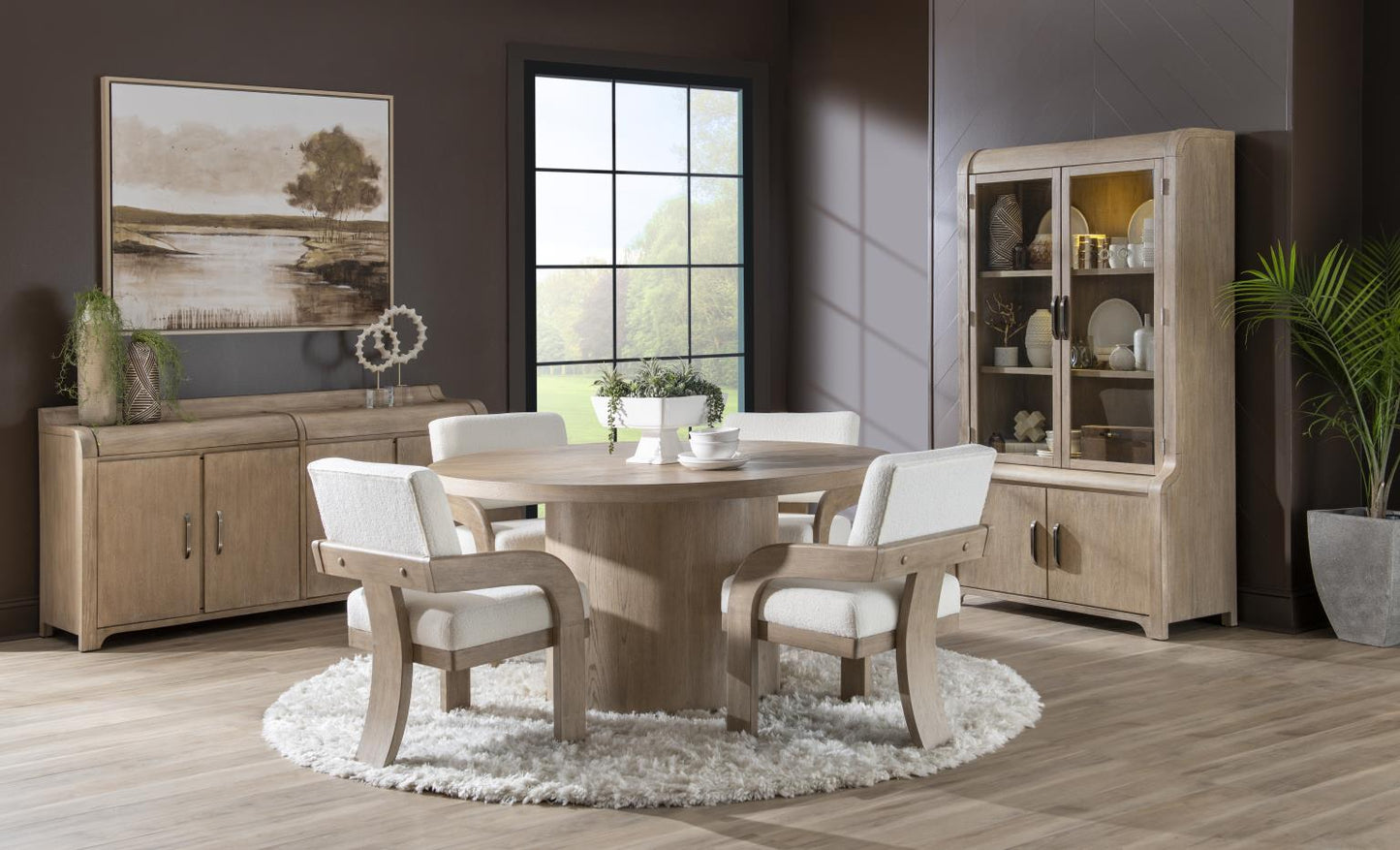 Flow - Display Cabinet - Sandstone