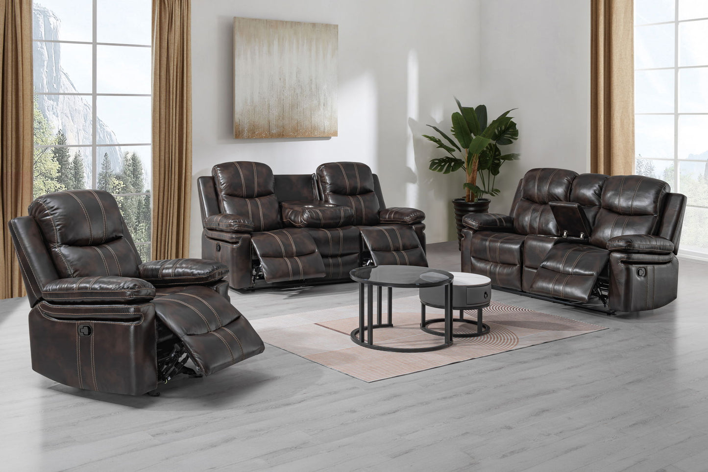 Kellen - Reclining Console Loveseat