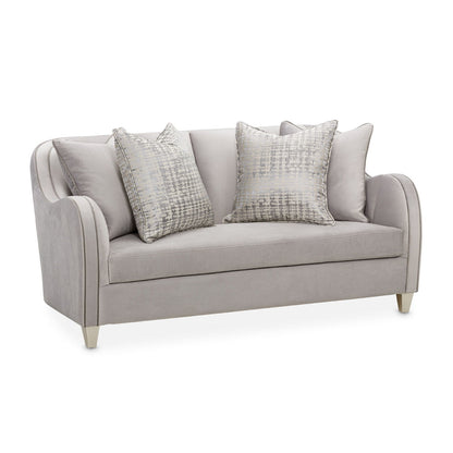 Roxbury Park - Velvet Loveseat - Steel / Slate