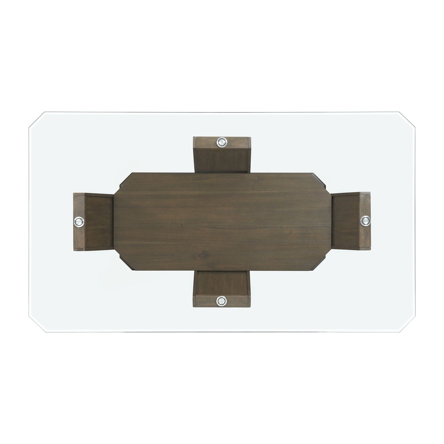 Dapper - Rectangular Counter Dining 5 Piece Set (Table And Four Chairs) - Walnut