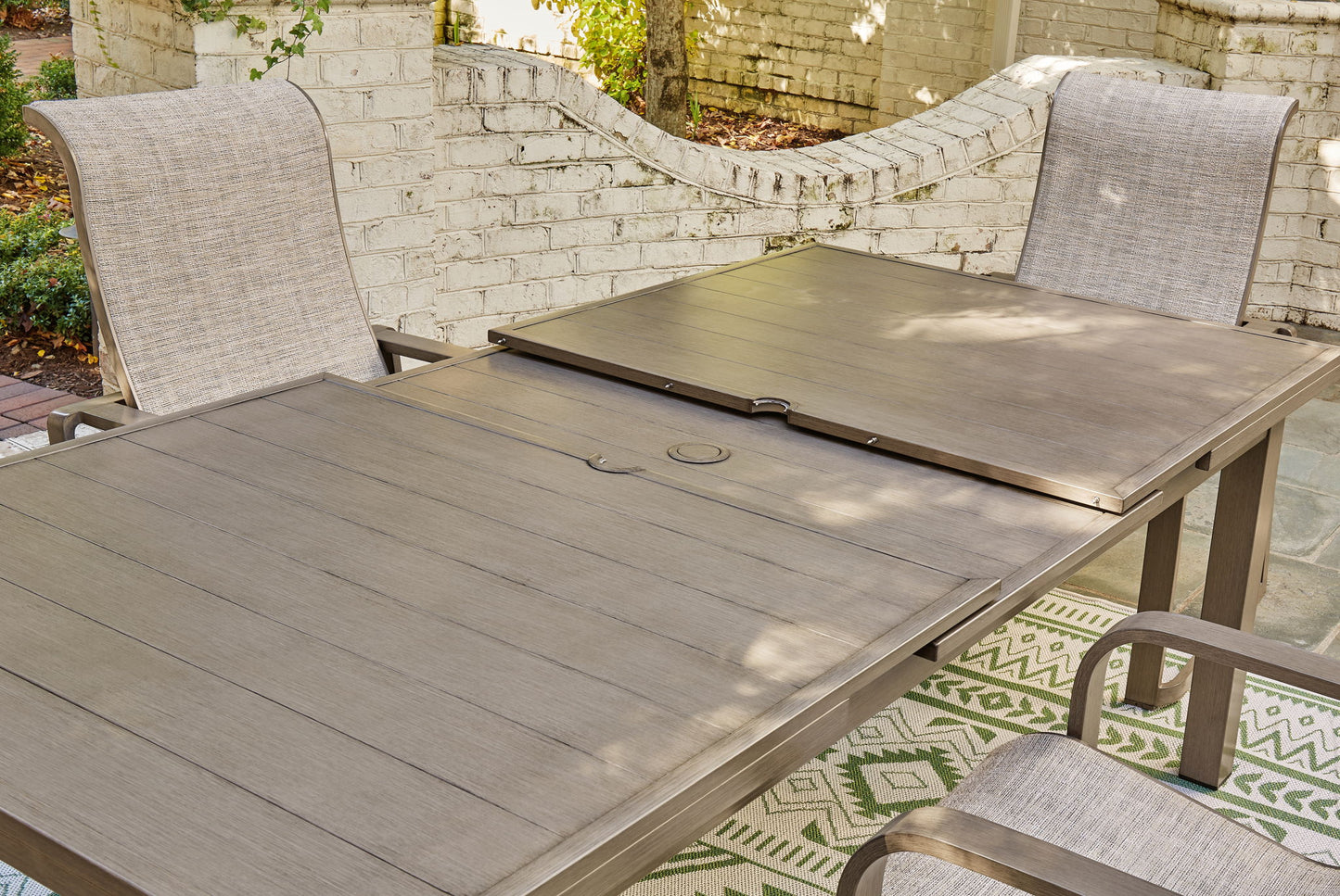 Beach Front - RECT Dining Room EXT Table - Beige