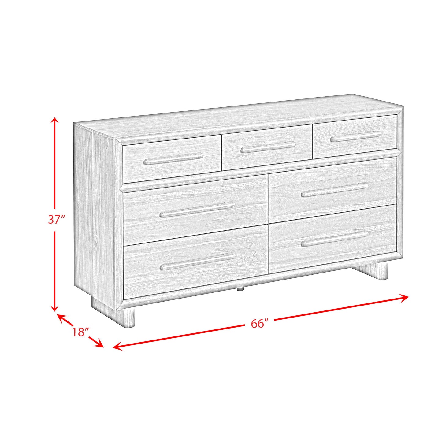 Brisbane - Dresser With LED