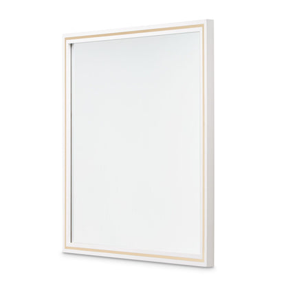 Palm Gate - Wall Mirror - Cloud White