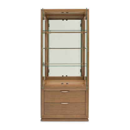 Portrait - Display Cabinet - Sienna Brown