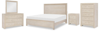Horizons - Complete Panel Bed - Soft Taupe