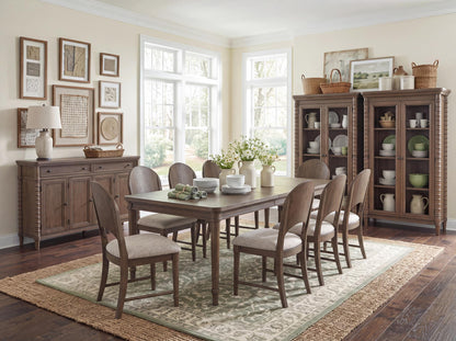 Seraphina - Leg Table - Midnight Oak