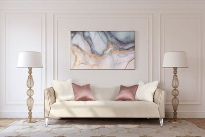 Linea - Sofa - Metallic / Silver Mist