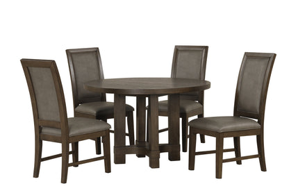 Cityscape - Round Dining Table - Dark Brown