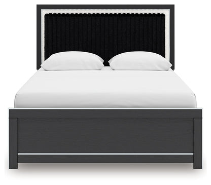 Zuraleus - Upholstered Panel Platform Bedroom Set