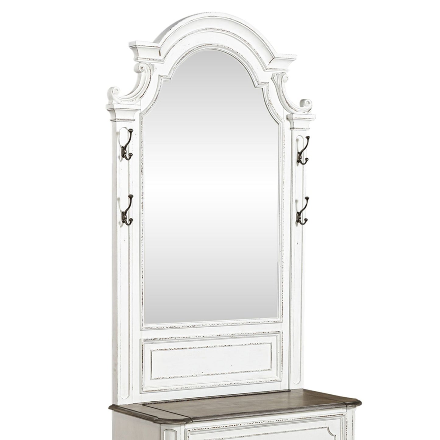 Magnolia Manor - Hall Tree Top - Antique White