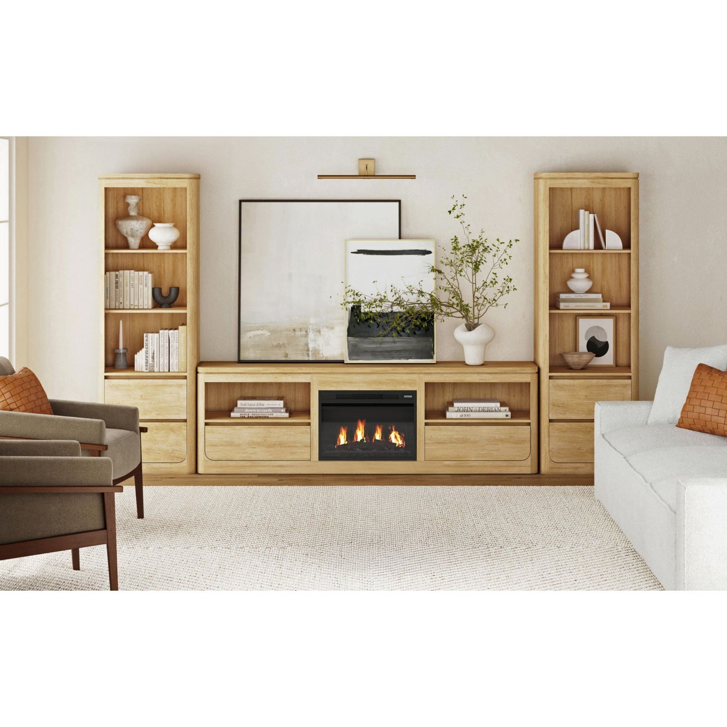 23" Fireplace Insert - Black