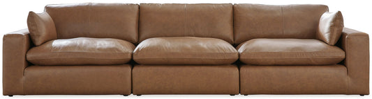 Emilia - 3-Piece Sectional Sofa - Caramel