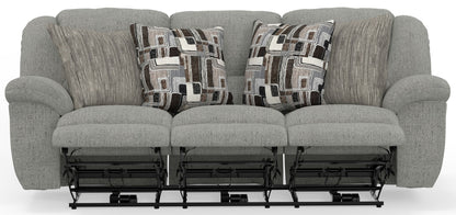 Trifecta - Sofa With 3 Recliners and Drop Down Table