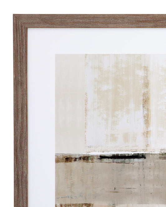 Across The Abstract Bay Wall Decor (Set of 2) - Gray
