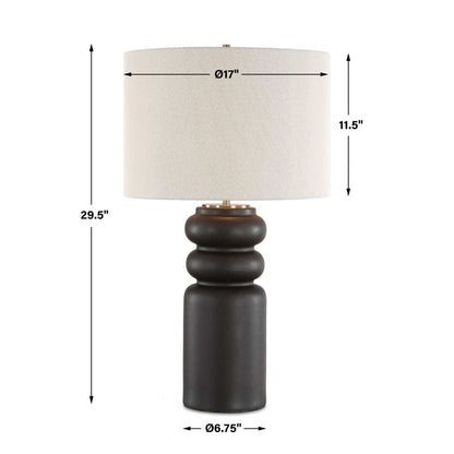 Macon - Matte Table Lamp - Black