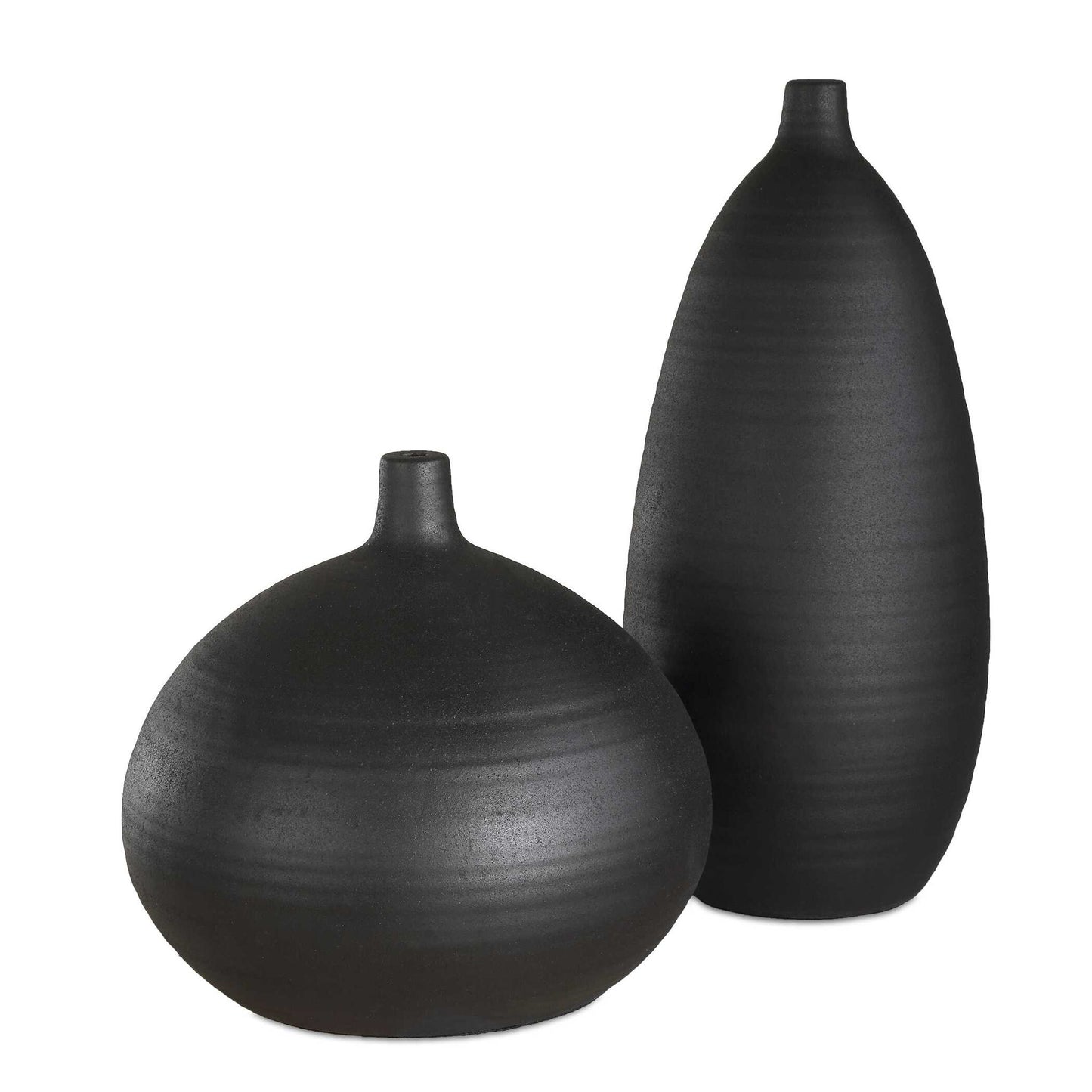 Bower - Vases (Set of 2) - Black