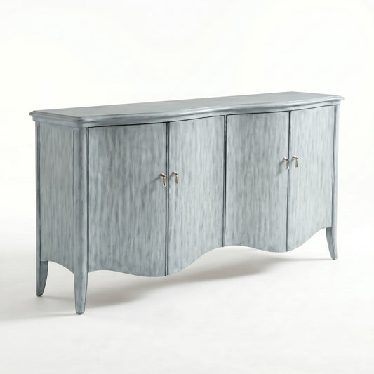 Bauer - Four Door Cabinet - Silver