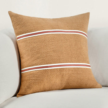 Pryce - TL Pillow - Chestnut Brown / Terracotta