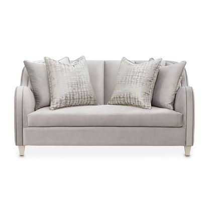 Roxbury Park - Velvet Loveseat - Steel / Slate