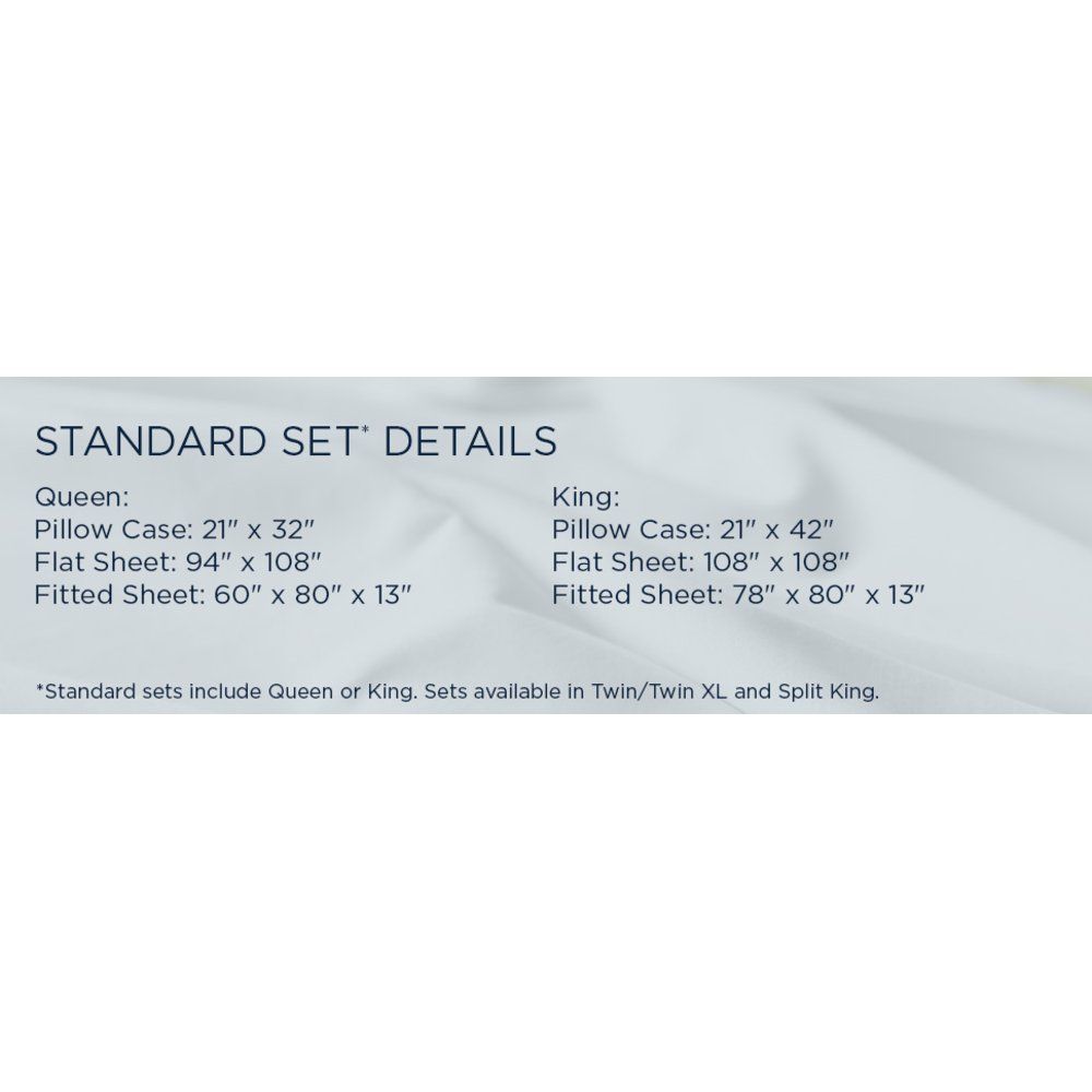 Linens - Tempur Luxe Egyptian Cotton Pillowcase Set