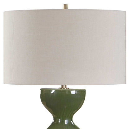 Curhan - Glaze Table Lamp - Green