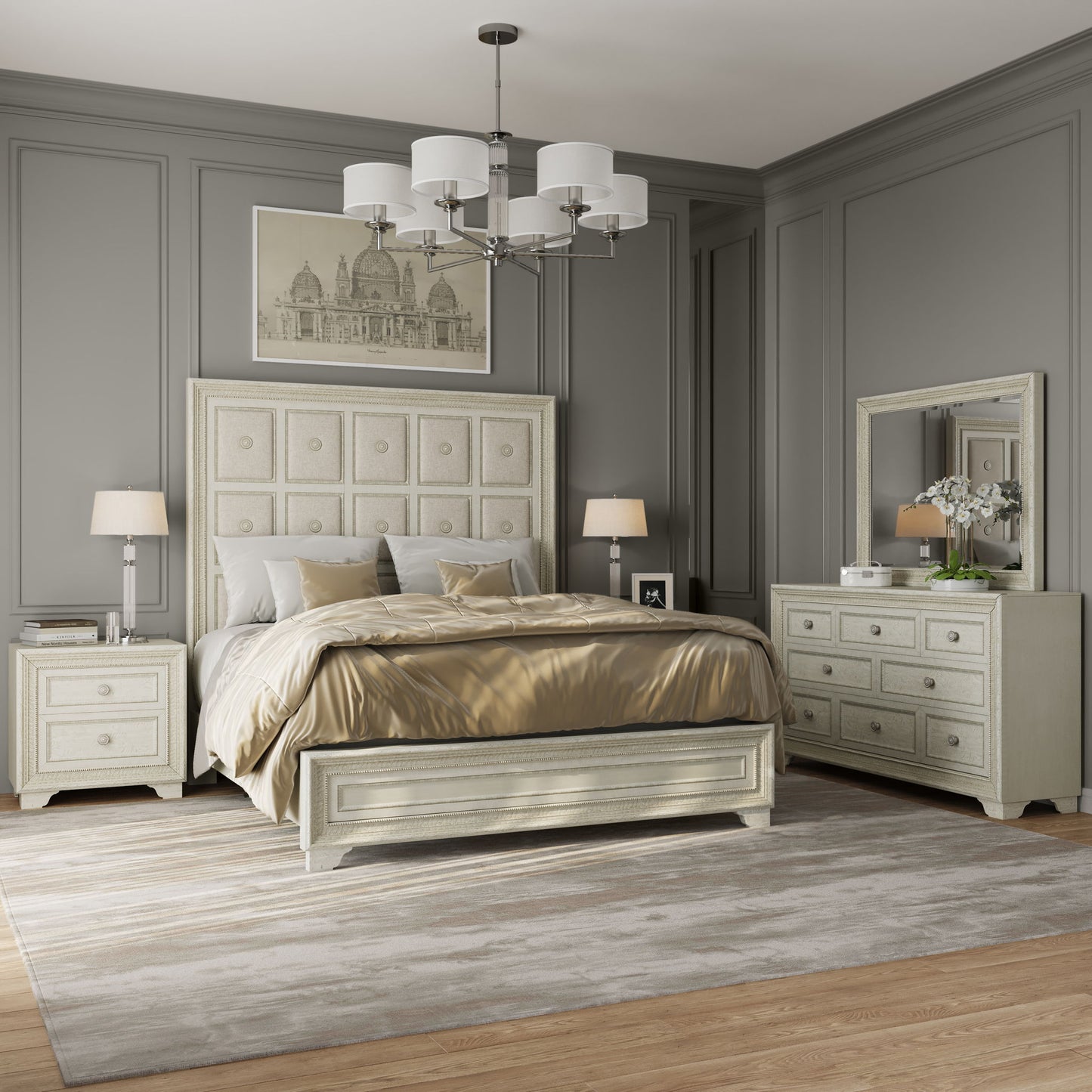 Camila - Bedroom Set With Upholstered Bed