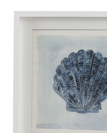 Treasure II Framed Print - Blue