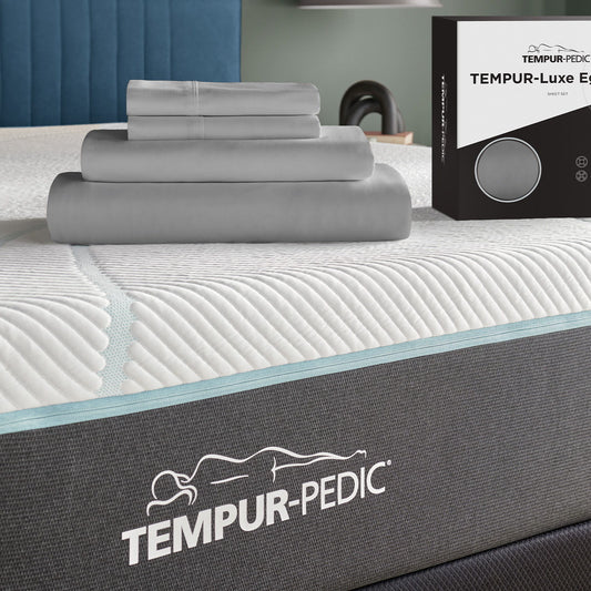 Linens - Tempur Luxe Egyptian Cotton Sheet Set - Silver Mist