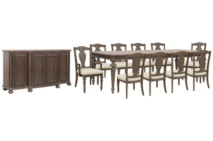 Saddle Creek - Extendable Leg Dining Table Set