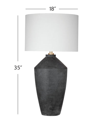 Kaycee - Table Lamp - Matte Black / White
