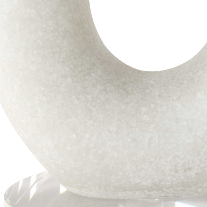 Feamelo - Ivory Stone Candleholders (Set of 2)