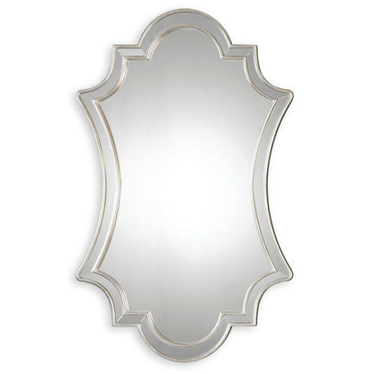 Elara - Wall Mirror - Antiqued Silver