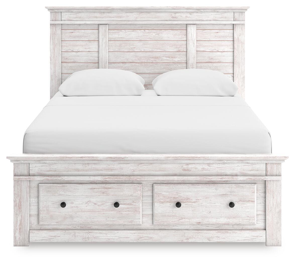 Makidern - Panel Storage Bed